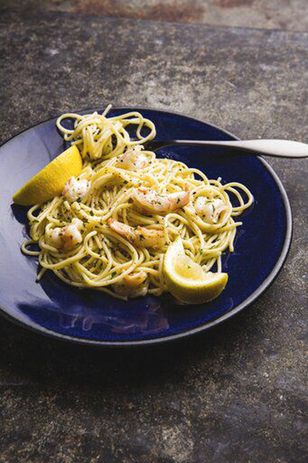 Shrimp and pasta